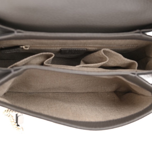 Gucci  Dollar Calfskin Interlocking G Top Handle Shoulder Bag Loess - Picture 16 of 16